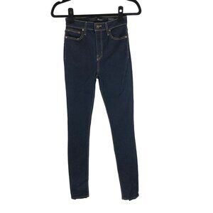 Kill City Womens Too High Wasted Super High Skinny Jeans Dark Wash Size 24